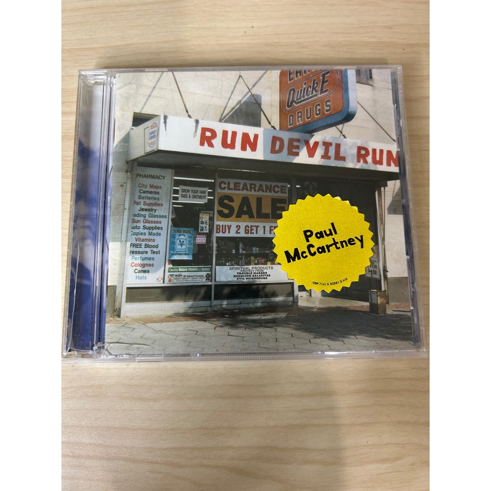 Paul McCartney Run Devil Run CD 1999 Capitol Records Rock and Roll Album